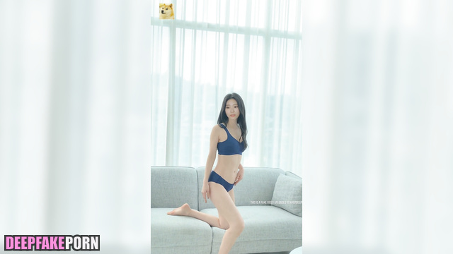 Minju deepfake video of commercial shooting (아이즈원 김민주 딥페이크 케이팝 한국어)