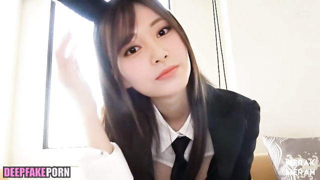 Bunny girl Tzuyu from TWICE Fucks // トゥワイス ディープフェイク ポルノ パイズリ AI