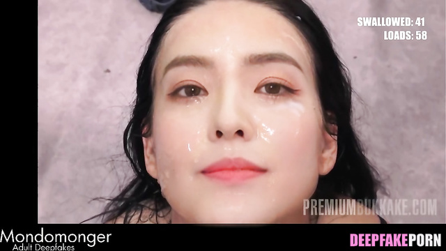 Fake Irene [Red Velvet] — massive cum loads in mouth / 아이린 레드벨벳 부카케 딥페이크 [PREMIUM]