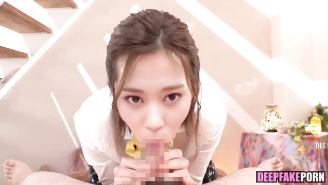 DeepFake Tzuyu made a guy to cum in her hands - 쯔위 트와이스 사까시 딥페이크