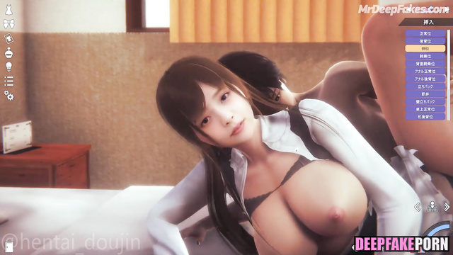 Cartoon fake porn - massive tits of Sumire Uesaka (上坂 すみれ フェイクポルノ)