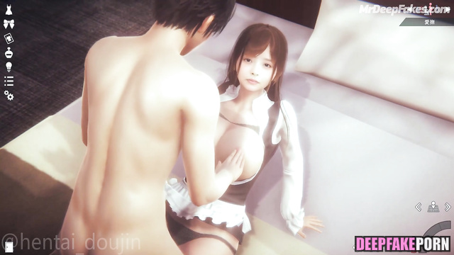 Cartoon fake porn - massive tits of Sumire Uesaka (上坂 すみれ フェイクポルノ)