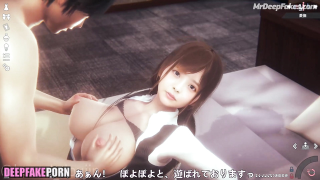 Cartoon fake porn - massive tits of Sumire Uesaka (上坂 すみれ フェイクポルノ)