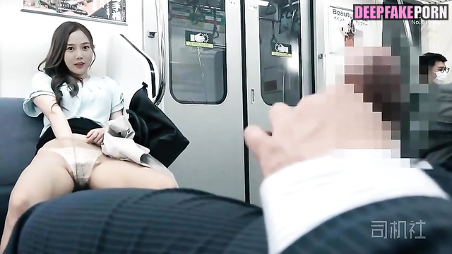 Hyojung from OH MY GIRL fake public sex (효정 오마이걸 가짜 포르노)