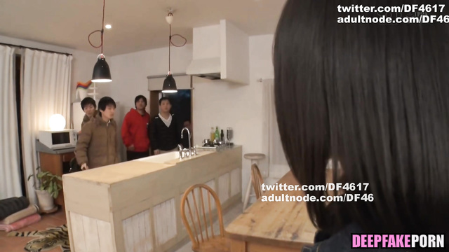 Fake Ito Miku involved in massive bukkake // 伊藤 美来 大量ぶっかけ ディープフェイク エロ [PREMIUM]