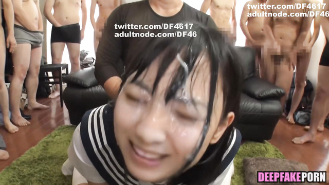 Guys jerk off on Nishino Nanase face [bukkake] / 西野七瀬 乃木坂46 ディープフェイク エロ [PREMIUM]