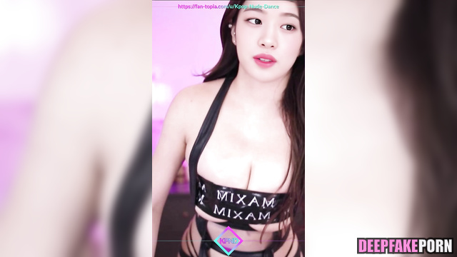 Sexy dancing in opened hot suit / アイズワン セレブのセックス Yujin fakeapp [PREMIUM]