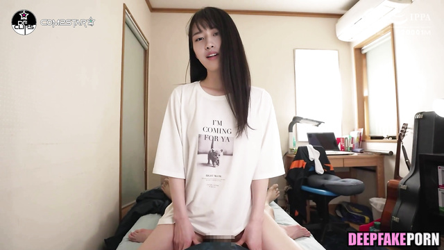 Yujin (アイズワン 本物の偽物) fucked you in t-shirt her lover, fakeapp [PREMIUM]