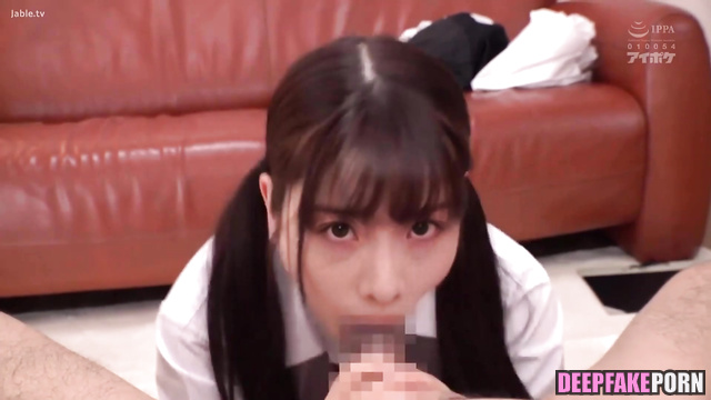 Schoolgirl sucking after lessons (石原 さとみ 本物の偽物) ai Satomi Ishihara [PREMIUM]