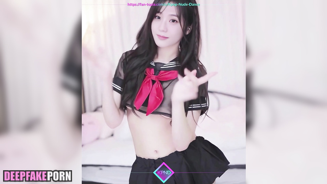 Dance in transparent suit / 지수 블랙핑크 / Jisoo solo face swap [PREMIUM]