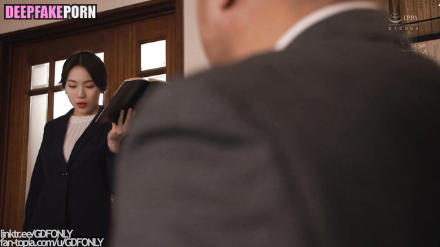 Pretty secreatary Isa was fucked by fat boss - fake / 아이사 스테이씨 [PREMIUM]