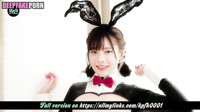 Sexy rabbit wanna cumshot in mouth - fake Hanni (ニュージーンズ セックステープ)