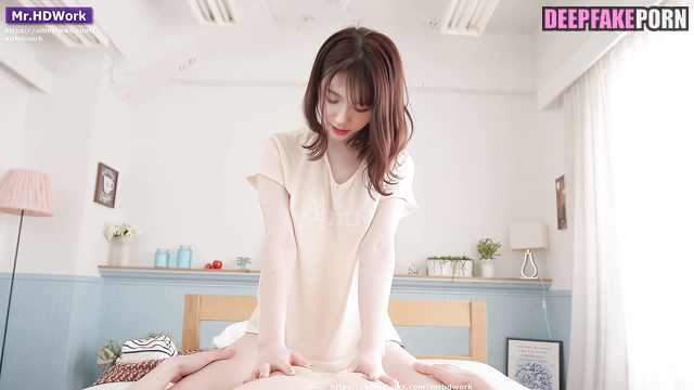 Cute lady making blowjob - Miyeon face swap (조미연 딥페이크 영상) [PREMIUM]