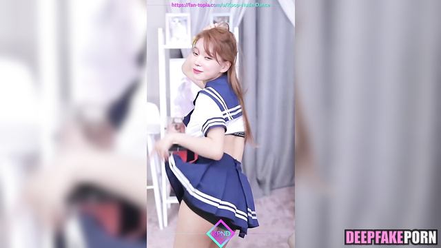 Babe dancing in schoolgirl uniform - 윈터 에스파 Winter in ai scenes [PREMIUM]