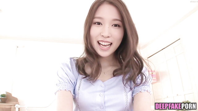 His cum is so sweet - fake Mina (トゥワイス セックスシーン) testing it [PREMIUM]