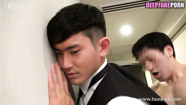 Gays fucked in a hotel room - fake Siwon SUPER JUNIOR / 슈퍼주니어 섹스 장면