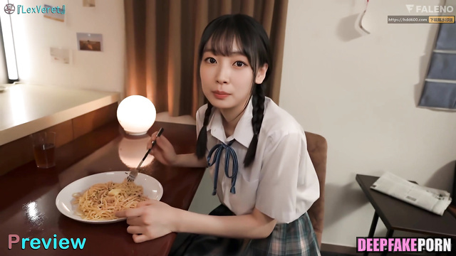 Sexy schoolgirl Arin made her first blowjob, pov sex tape (아린 오마이걸)