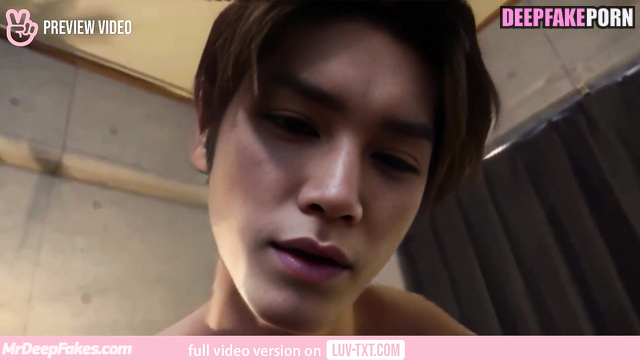 딥페이크 NCT 엔시티 Deepfake porn Taeyong 태용 chills himself with cute guy