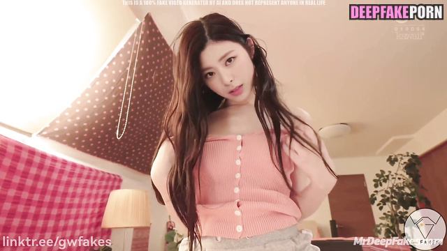 있지 ITZY Shy Yuna 유나 made guy fill her pussy with cum face swap 얼굴 스왑