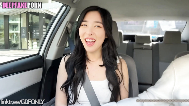 Sudden fuck with a taxi driver - Tiffany hot celebrity sex (少女時代 セックステープ)