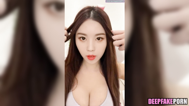 Eunbi shows juicy boobs on stream sex scene アイズワン IZ*ONE セックスシーン [PREMIUM]
