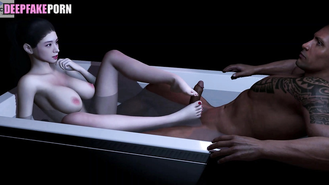 Hot cartoon porn movie - Jisoo (지수 블랙핑크) made footjob in the bath [PREMIUM]