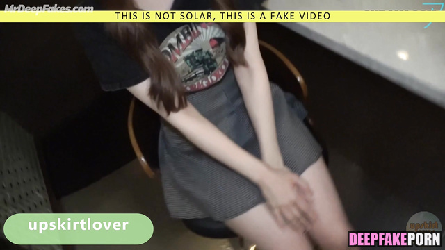 Skinny girl is ready for fuck all night - Solar celebrity sex / 솔라 마마무