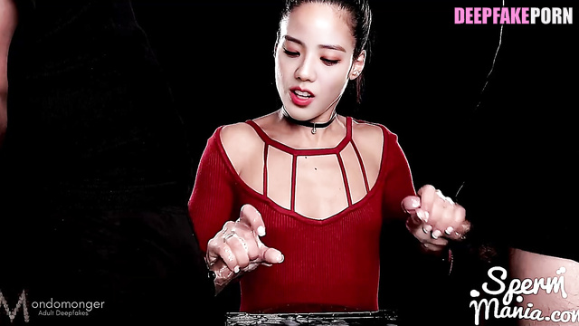 Sexy Jisoo (지수 블랙핑크) topless handjob & footjob ai scenes [PREMIUM]