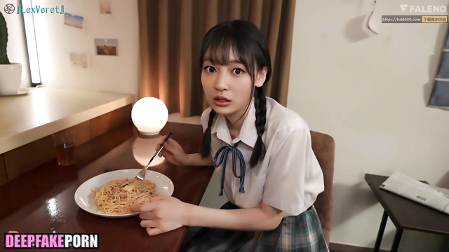 Blowjob after ramen eating, Choyeon (초연 버가부) in hot adult video