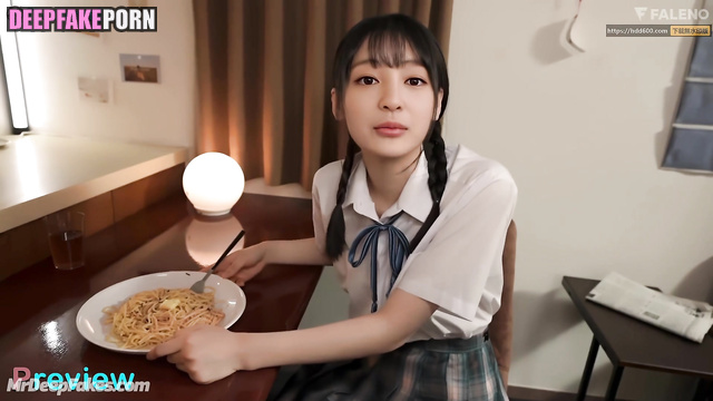 Blowjob after ramen eating, Choyeon (초연 버가부) in hot adult video