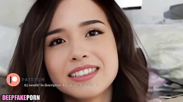 Sexy Pokimane telling you how she wants to saddle your big cock - A.I.