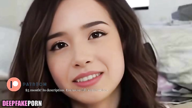 Sexy Pokimane telling you how she wants to saddle your big cock - A.I.