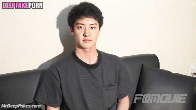 Chanyeol (찬열 엑소) and his mysterious guy having oral sex - real fake