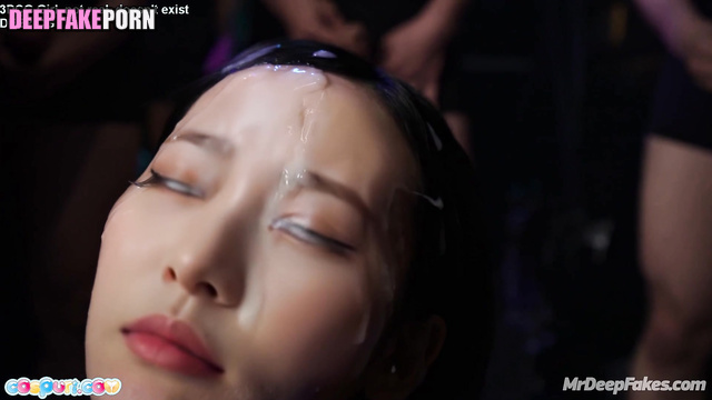 アイズワン ディープフェイクビデオ Minju takes part at gangbang party - fakeapp