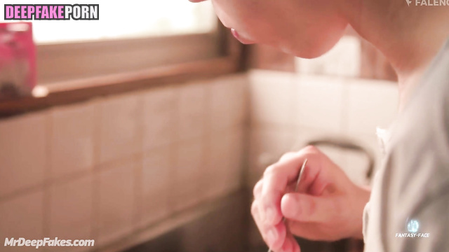 Sex scenes with gag in mouth / pretty Minju (アイズワン ディープフェイクビデオ)