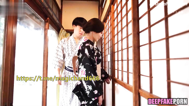 张雨绮 Zhang Yuqi sexually liberated a shy guy 智能换脸 smart face change