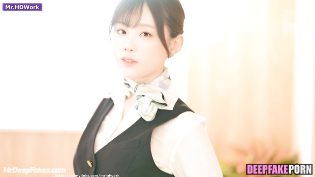 少女時代 ディープフェイクビデオ stewardess having fun with toes / Taeyeon foot fetish ai