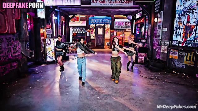 Rose, Lisa, Jennie and Jisoo pmv interracial porn 리사 블랙핑크 babes are sluts