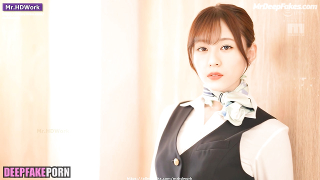 Passionate sex after flight, pretty stewardess Krystal Jung 정수정 섹스 장면 ai