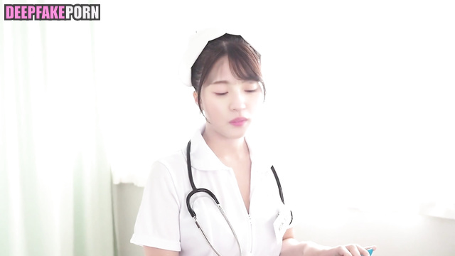 Crazy nurse Endo Sakura (遠藤 さくら 本物の偽物) goes to work for fuck - fakeapp