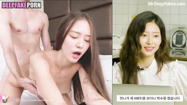 アイズワン セックスシーン Minju real fake - her shaved pussy adores you