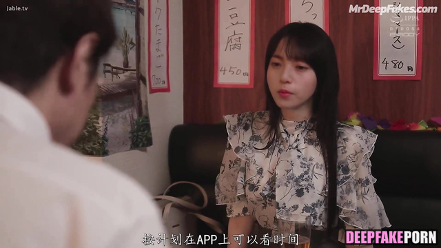 Tender virgin Asuka Saito (齋藤 飛鳥 乃木坂46) making first blowjob / real fake