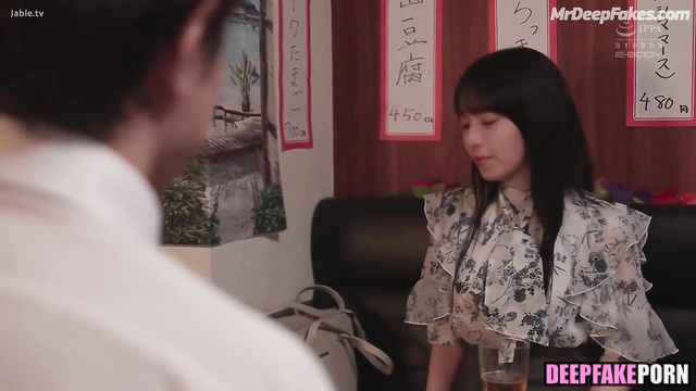 Tender virgin Asuka Saito (齋藤 飛鳥 乃木坂46) making first blowjob / real fake