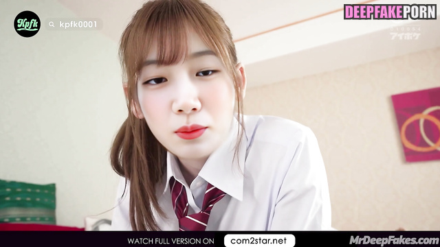 Slutty schoolgirl wanna sex after lessons - ルセラフィム 本物の偽物 - fake Kazuha