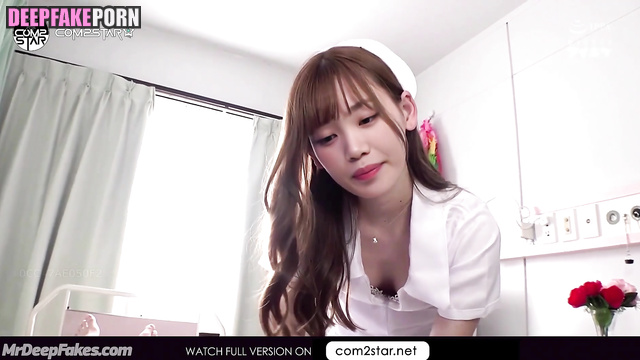 Sexy nurse wanna care of your cock / アイズワン セックスシーン fake Chaewon