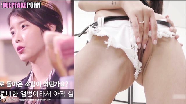 Big black cock is way too big for 아이유 IU's tight anal deepfake 딥페이크