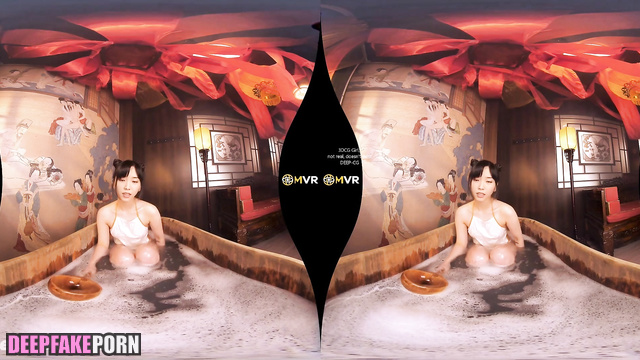 Fake IU (아이유 딥페이크 영상) pleasing ugly sugar daddy in jacuzzi