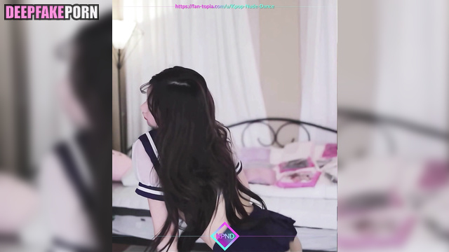 ニュージーンズ 本物の偽物 horny schoolgirl dances for money after lesson, Minji ai [PREMIUM]