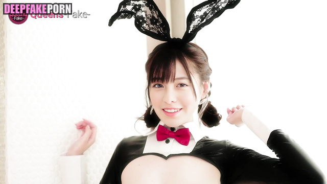 Cute rabbit jumping on your cock (橋本 環奈 セックスシーン) Kanna Hashimoto A.I. [PREMIUM]