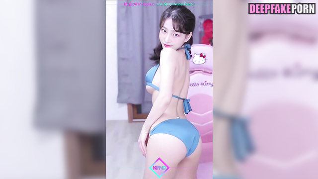 (ニュージーンズ セックスシーン) Minji had to dance for money / solo real fake [PREMIUM]